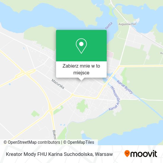 Mapa Kreator Mody FHU Karina Suchodolska