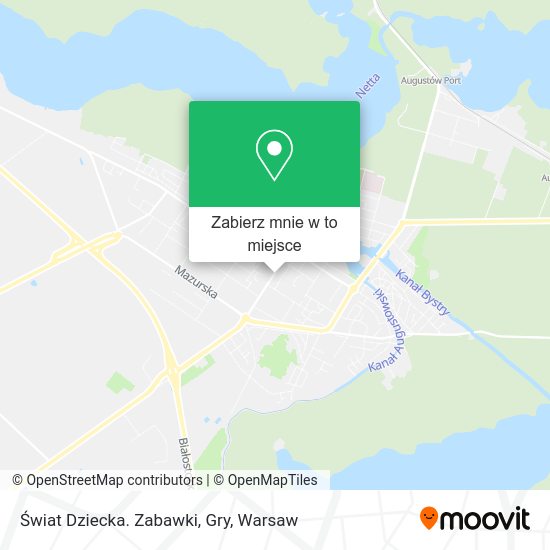 Mapa Świat Dziecka. Zabawki, Gry