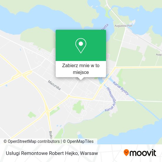 Mapa Usługi Remontowe Robert Hejko