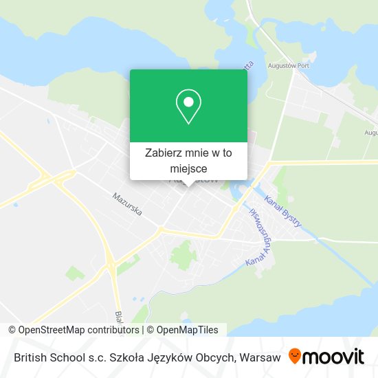 Mapa British School s.c. Szkoła Języków Obcych