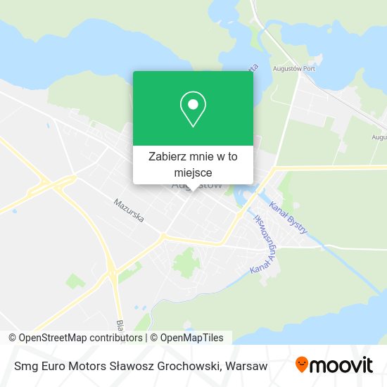 Mapa Smg Euro Motors Sławosz Grochowski