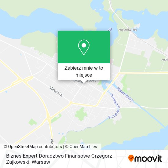 Mapa Biznes Expert Doradztwo Finansowe Grzegorz Zajkowski