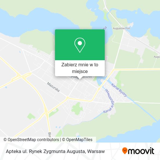 Mapa Apteka ul. Rynek Zygmunta Augusta