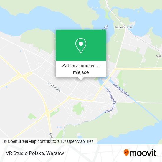 Mapa VR Studio Polska