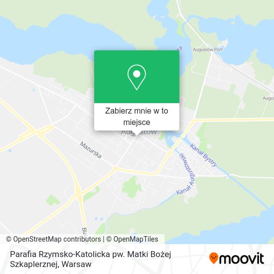 Mapa Parafia Rzymsko-Katolicka pw. Matki Bożej Szkaplerznej