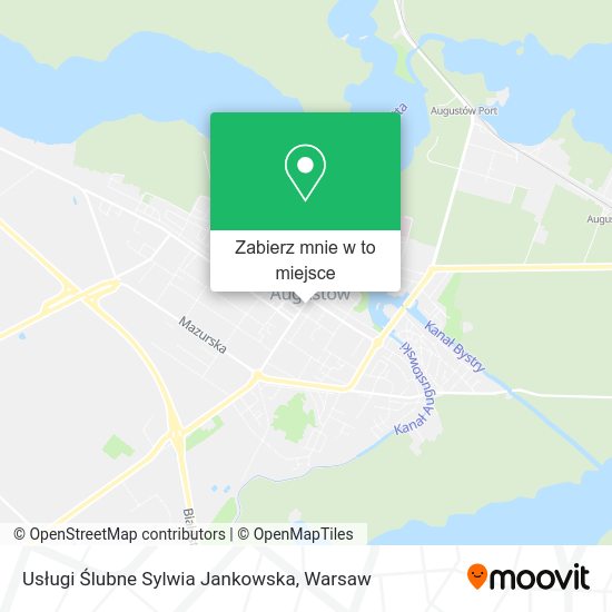 Mapa Usługi Ślubne Sylwia Jankowska