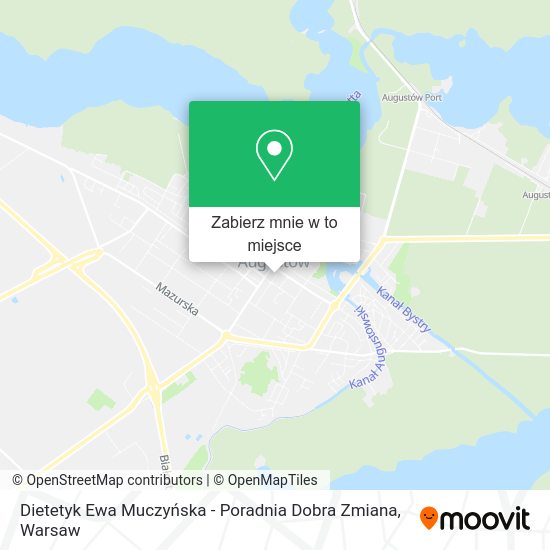 Mapa Dietetyk Ewa Muczyńska - Poradnia Dobra Zmiana