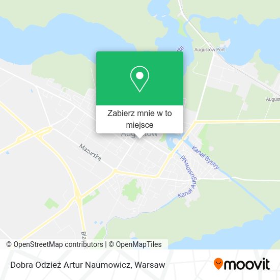 Mapa Dobra Odzież Artur Naumowicz