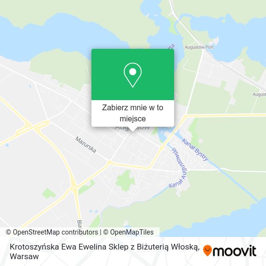 Mapa Krotoszyńska Ewa Ewelina Sklep z Biżuterią Włoską