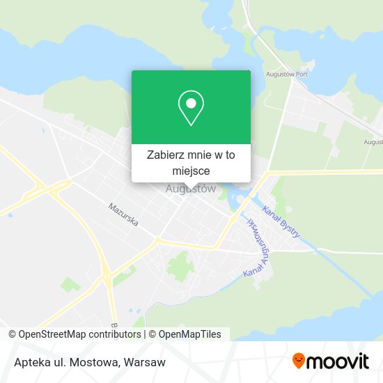 Mapa Apteka ul. Mostowa