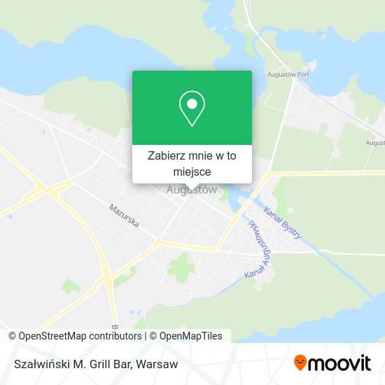 Mapa Szałwiński M. Grill Bar