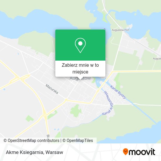 Mapa Akme Ksiegarnia