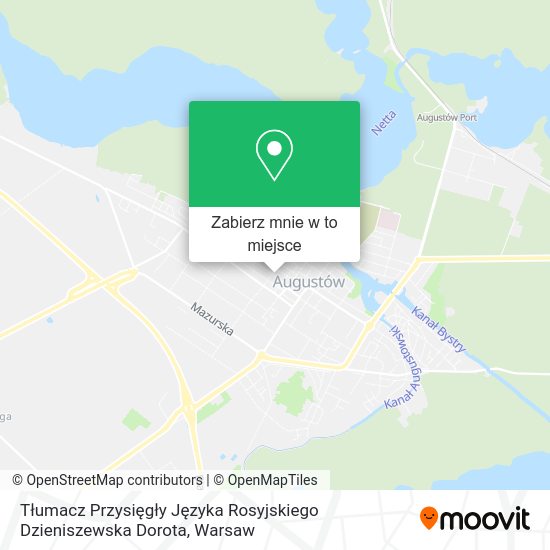 Mapa Tłumacz Przysięgły Języka Rosyjskiego Dzieniszewska Dorota