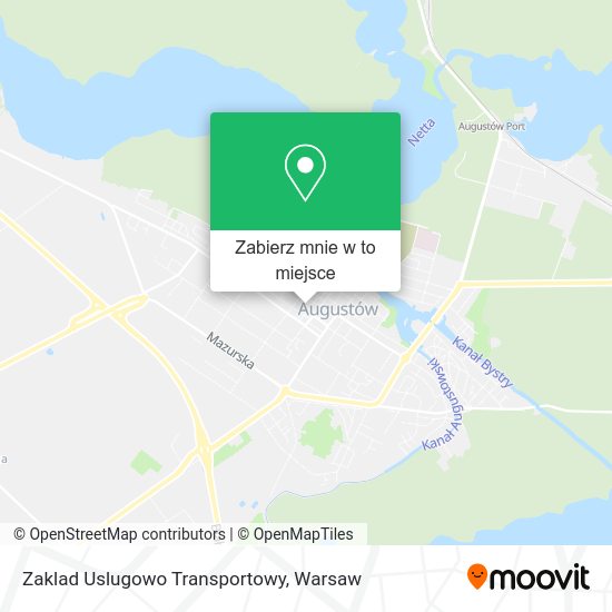 Mapa Zaklad Uslugowo Transportowy