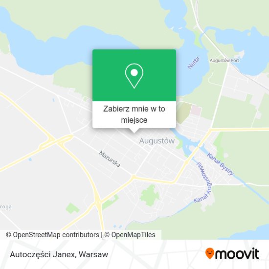 Mapa Autoczęści Janex