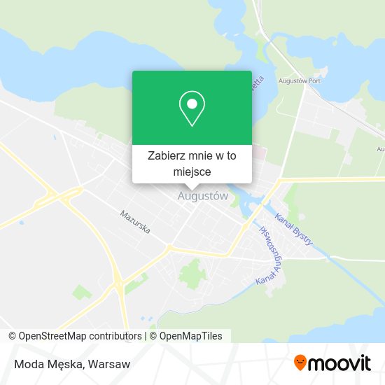 Mapa Moda Męska