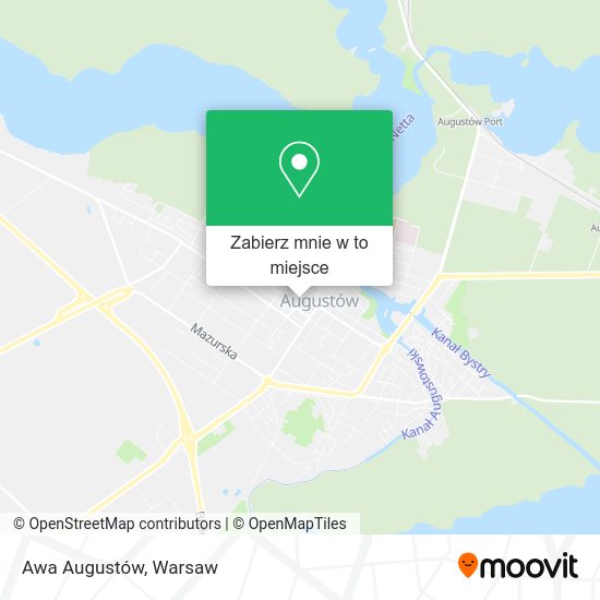 Mapa Awa Augustów