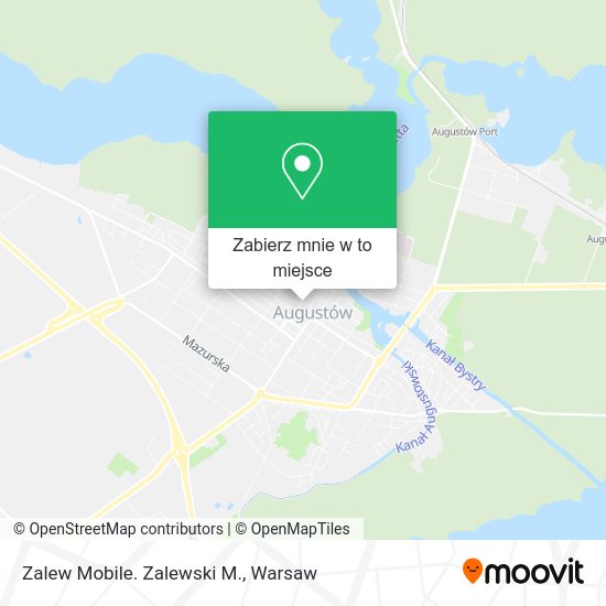 Mapa Zalew Mobile. Zalewski M.