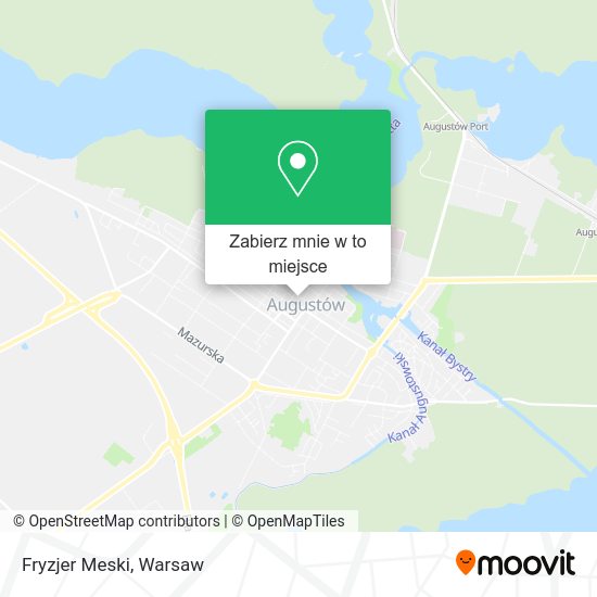 Mapa Fryzjer Meski