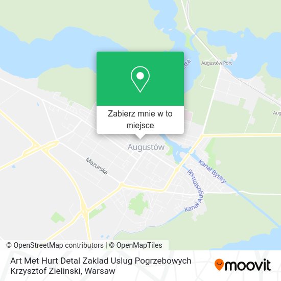 Mapa Art Met Hurt Detal Zaklad Uslug Pogrzebowych Krzysztof Zielinski