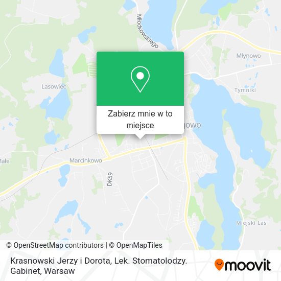 Mapa Krasnowski Jerzy i Dorota, Lek. Stomatolodzy. Gabinet