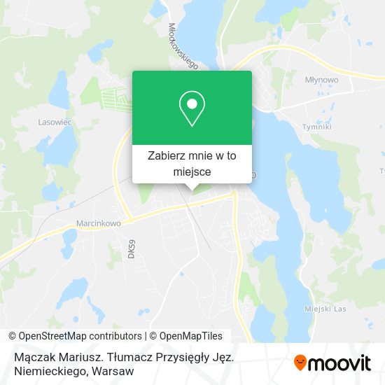 Mapa Mączak Mariusz. Tłumacz Przysięgły Jęz. Niemieckiego