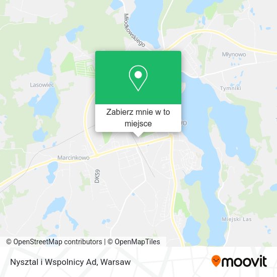 Mapa Nysztal i Wspolnicy Ad