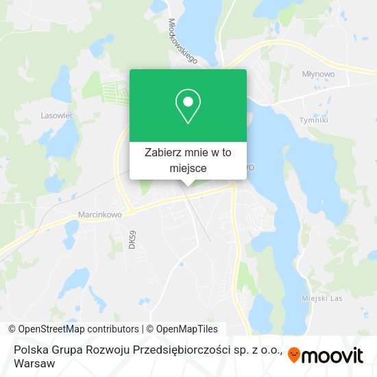 Mapa Polska Grupa Rozwoju Przedsiębiorczości sp. z o.o.