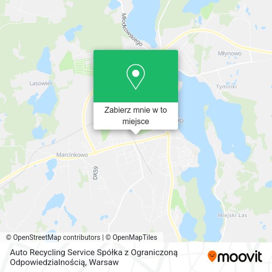 Mapa Auto Recycling Service Spółka z Ograniczoną Odpowiedzialnością