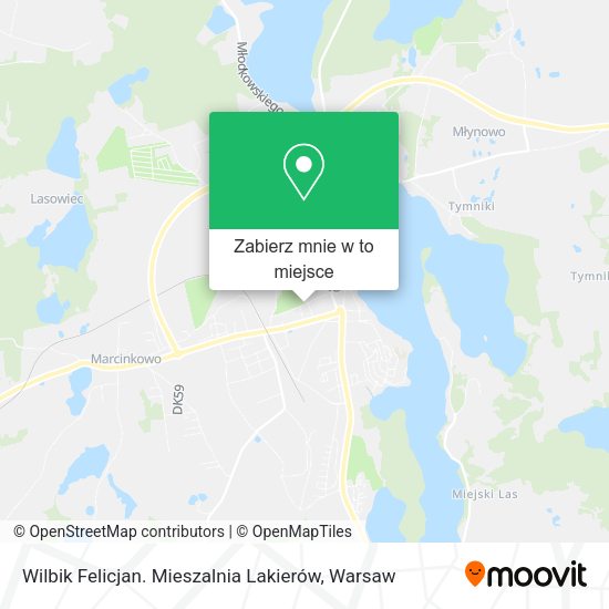 Mapa Wilbik Felicjan. Mieszalnia Lakierów