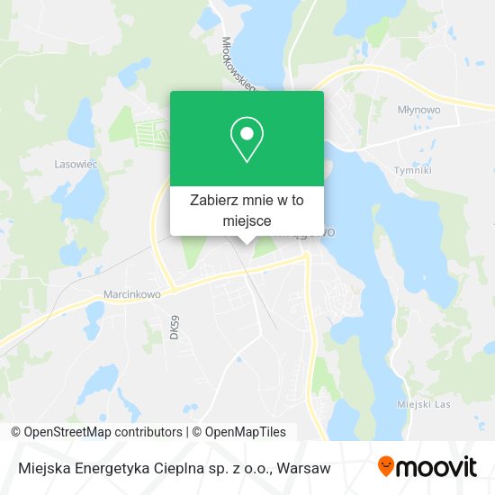 Mapa Miejska Energetyka Cieplna sp. z o.o.