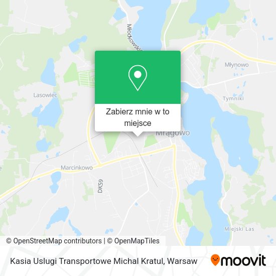 Mapa Kasia Uslugi Transportowe Michal Kratul