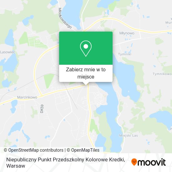 Mapa Niepubliczny Punkt Przedszkolny Kolorowe Kredki