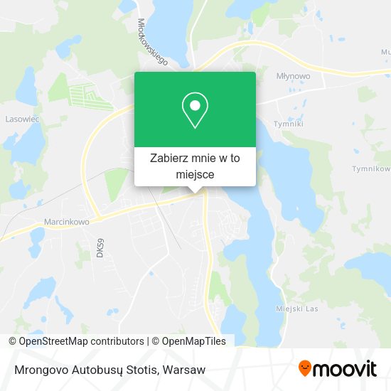 Mapa Mrongovo Autobusų Stotis