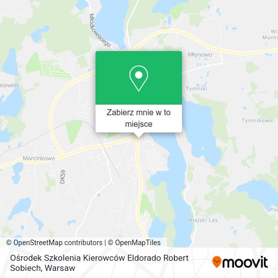 Mapa Ośrodek Szkolenia Kierowców Eldorado Robert Sobiech