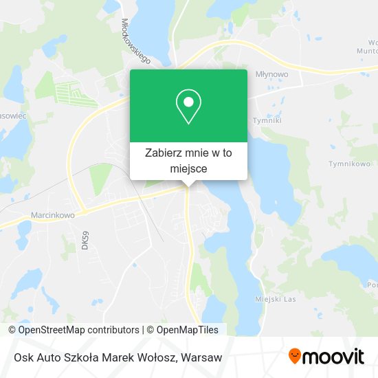 Mapa Osk Auto Szkoła Marek Wołosz