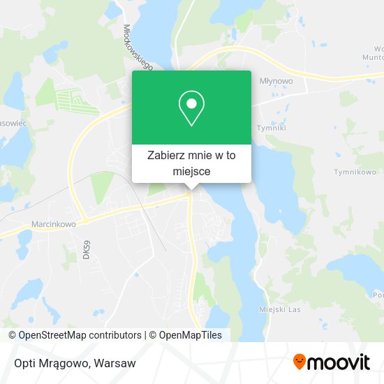 Mapa Opti Mrągowo