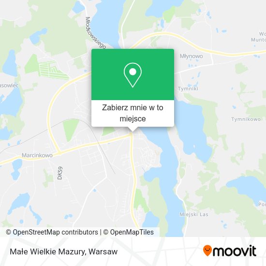 Mapa Małe Wielkie Mazury