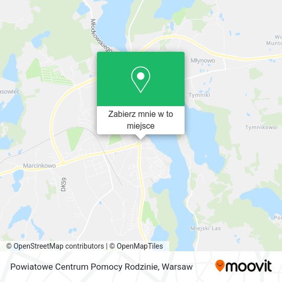 Mapa Powiatowe Centrum Pomocy Rodzinie