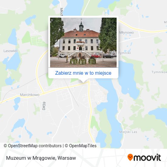 Mapa Muzeum w Mrągowie