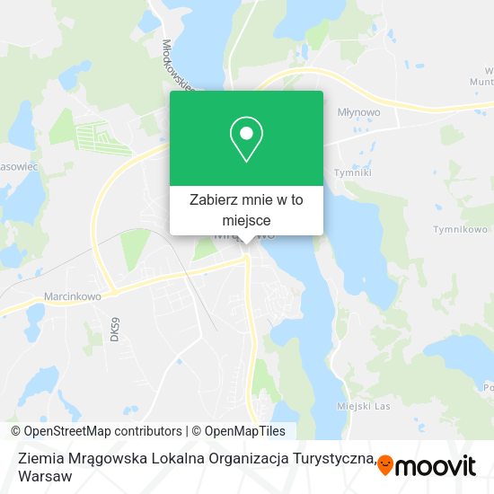 Mapa Ziemia Mrągowska Lokalna Organizacja Turystyczna