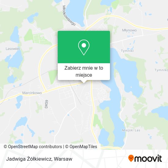 Mapa Jadwiga Żółkiewicz