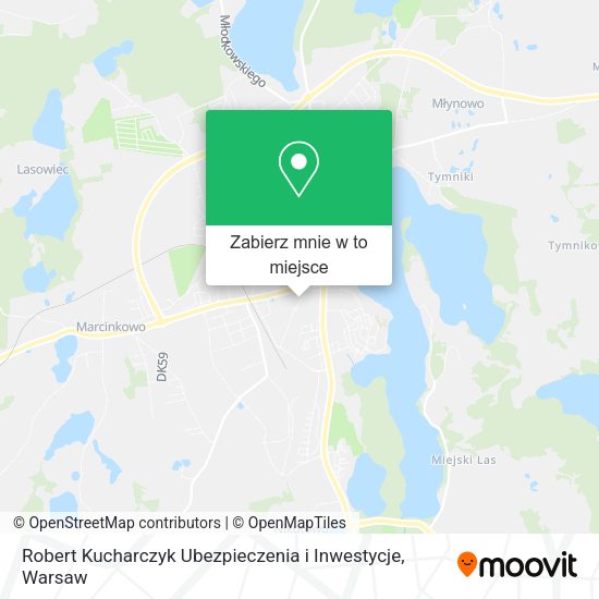 Mapa Robert Kucharczyk Ubezpieczenia i Inwestycje