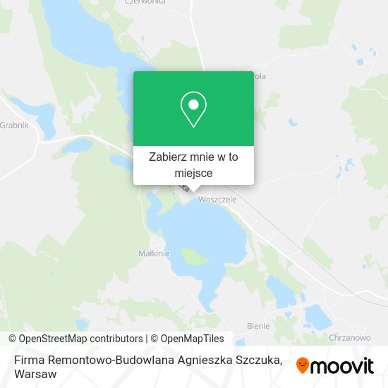 Mapa Firma Remontowo-Budowlana Agnieszka Szczuka