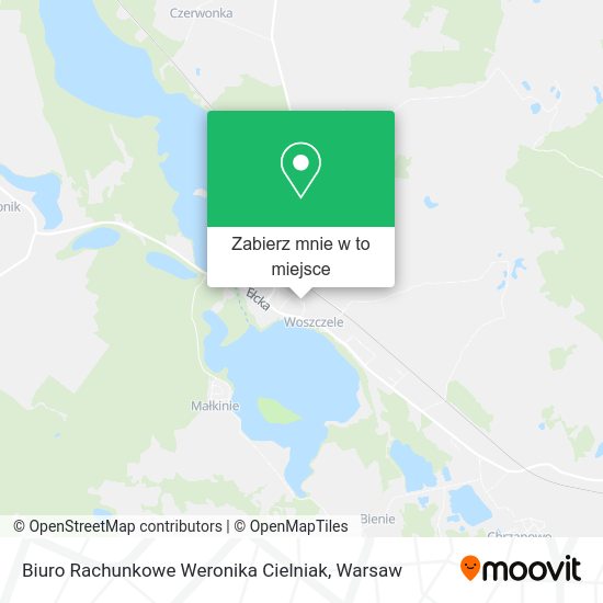 Mapa Biuro Rachunkowe Weronika Cielniak