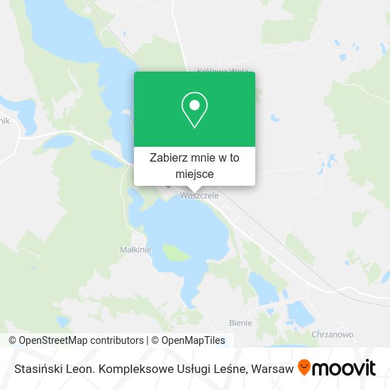 Mapa Stasiński Leon. Kompleksowe Usługi Leśne