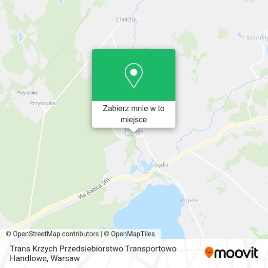 Mapa Trans Krzych Przedsiebiorstwo Transportowo Handlowe