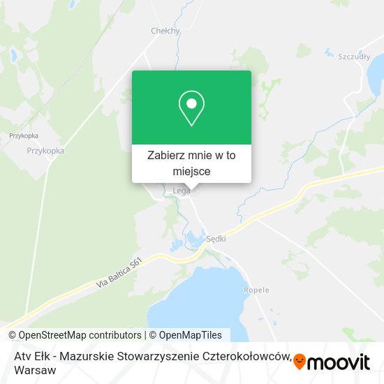 Mapa Atv Ełk - Mazurskie Stowarzyszenie Czterokołowców