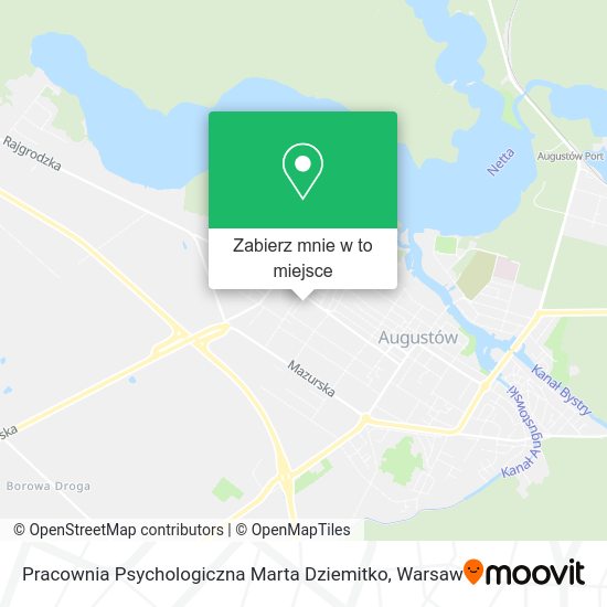 Mapa Pracownia Psychologiczna Marta Dziemitko