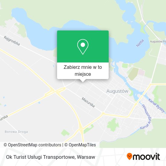 Mapa Ok Turist Usługi Transportowe